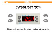 Eliwell EW974 Elektronikregler 230V AC für NTC Abmaße 71x29mm Anzeige 3½-stellig Einbaumaß 71x29mm Frontmaß 35x76mm 230V