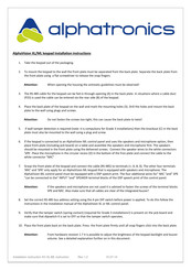 alphatronics AlphaVision ML Installation Instructions