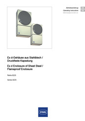 Stahl 8225 Series Operating Instructions Manual