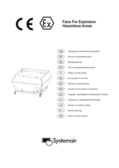 SystemAir DVEX Series Operating And Maintenance Instructions Manual
