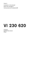 Gaggenau VI 230 620 Installation Instructions Manual