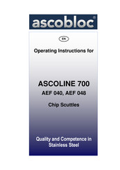 ascobloc ASCOLINE 700 AEF 048 Operating Instructions Manual