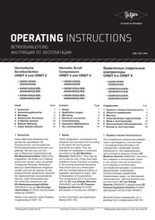 Bitzer Orbit 8 GSD80485VWR Series Operating Instructions Manual
