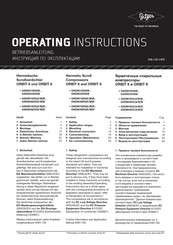 Bitzer Orbit 8 GSD80182VB Series Operating Instructions Manual