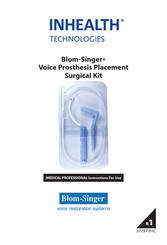 inhealth Blom-Singer Instructions For Use Manual