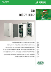 EKOM DUO 2V T Installation, Operation And Maintanance Manual