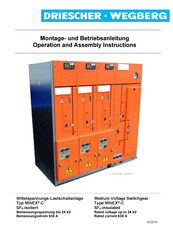 DRIESCHER-WEGBERG MINEX-C Operation And Assembly Instructions