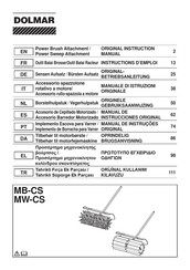 Dolmar MB-CS Original Instruction Manual