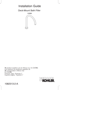 Kohler K-8360 Installation Manual