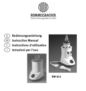 Rommelsbacher BW 812 Instruction Manual