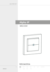 Alpha IP WRC2 61001 Instruction Manual