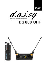 Zeck Audio d.a.i.sy DS 800 UHF Manual