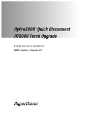 Hypertherm HyPro2000 Field Service Bulletin