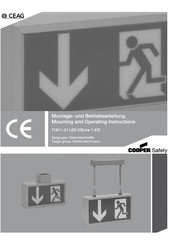 COOPER Safety CEAG 71811 LED CGLine 1-3/D Mounting And Operating Instructions