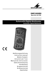 Monacor DMT-3090RS Instruction Manual