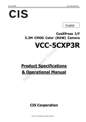 CIS VCC-5CXP3R Product Specification & Operational Manual
