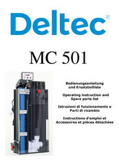 Deltec MC 501 Operating Instructions And Spare Parts List