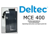 Deltec MCE 400 Operating Instructions And Spare Parts List