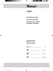 Roco geoLINE 61196 Manual