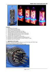 Nixie Clock RSH27 Manual