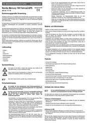 Navibe Mercury 100 Operating Instructions Manual