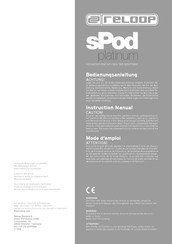 Reloop sPod Platinum Instruction Manual