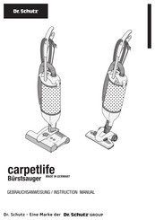 Dr. Schutz Carpetlife Instruction Manual