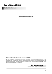 Aqua Medic Turboflotor Percula Operation Manual
