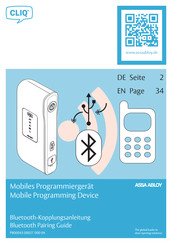 Assa Abloy CLIQ Bluetooth Pairing Manual