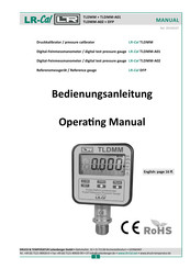 DRUCK & TEMPERATUR Leitenberger LR-Cal TLDMM Operating Manual