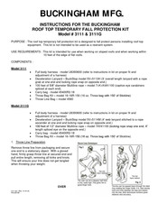 Buckingham 3111 Instructions