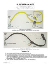 Buckingham 4812 Series Instructions & Warnings