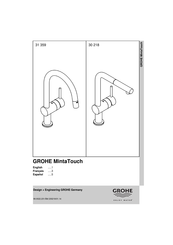 Grohe MintaTouch 30 218 Manual