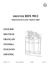 DRESTER RDX 9012 Manual