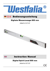 Westfalia 82 72 67 Instruction Manual