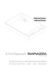 Barazza B Free Series Installation And Use Manual
