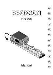 Proxxon DB 250 Manual