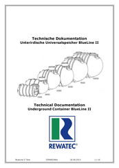 Rewatec BlueLine II 5200 Technical Documentation Manual