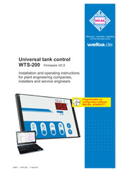 WELBA WTS-200 Installation And Operating Instructions Manual