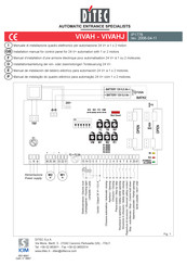 DITEC VIVAH Installation Manual