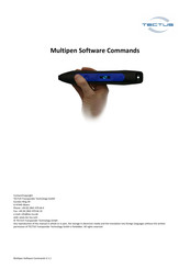 TECTUS Multipen Series Command Manual