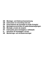 Smeg KD917X Instruction On Mounting And Use Manual