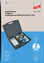 Dehn DEHNrecord DRC LC M3+ Quick Manual
