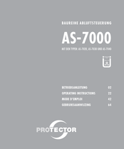 Protector AS-7030 Operating Instructions Manual