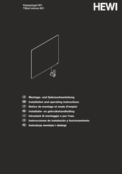 Hewi LED basic Series Installation And Operating Instructions Manual
