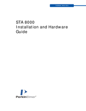 PerkinElmer STA 8000 Installation And Hardware Manual