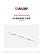ALW H-BEAM 1.25 Installation Instructions Manual