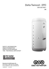 Oso Hotwater Delta Twincoil DTC 200 User Manual