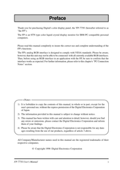 DEC FP775S Series User Manual