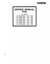 Brother LT2-8872-700 Service Manual